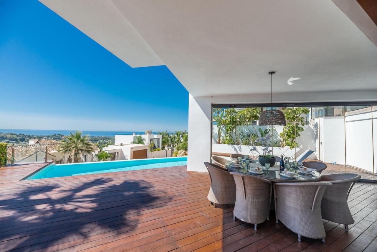 Vacation Marbella I Villa Paraiso The View, Infinity Heated Pool, Sea View, 24-7 Security, Golf Courses Естепона Екстериор снимка